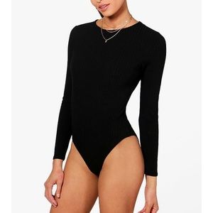 Boohoo ribbed body suit